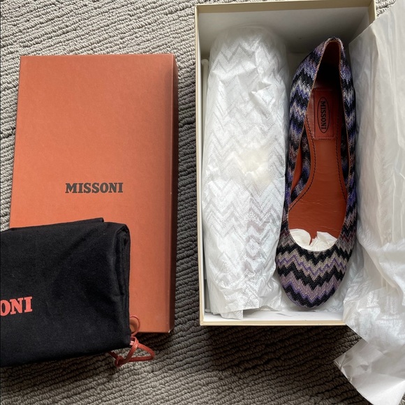 Missoni Knit Flats - Picture 2 of 5